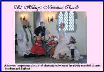 Ambrose toasts the bride and groom, Stephen and Esther.