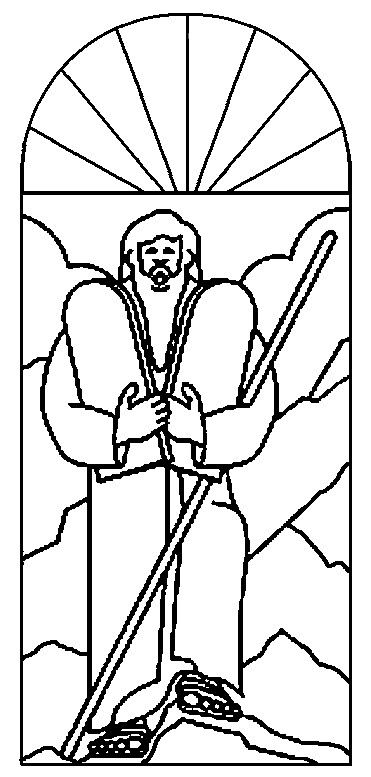 Stained Glass Church Windows Coloring Pages